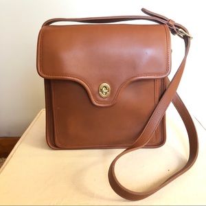 Vintage COACH Shelton bag, leather, British Tan